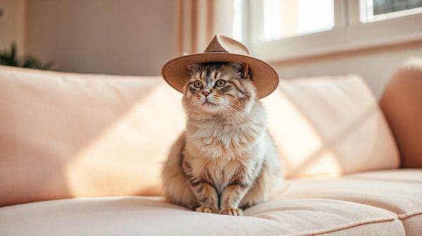 5 raisons d'opter pour un chapeau tendance pour votre chat